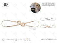 Catena Elastica in Lega d'Acciaio per Donna, Placcata in Oro con Design a Fiocco, Gioiello per il Corpo da Indossare Quotidianamente - Product Image 1