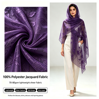 Tissu Jacquard Teint en Fil Personnalisé en Usine 100% Polyester, Résistance à la Décoloration, Largeur 148CM pour Jupes, Blouses et Vêtements de Mode
