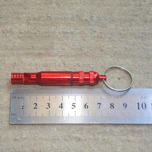 多功能户外应急口哨药盒容器钥匙扣求生金属合金自卫女士安全用品HE品牌 - Product Image 2