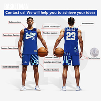 Maillot de basket personnalisable, respirant et confortable avec conception de logo gratuite, uniforme imprimé grande taille pour le nom de l'équipe