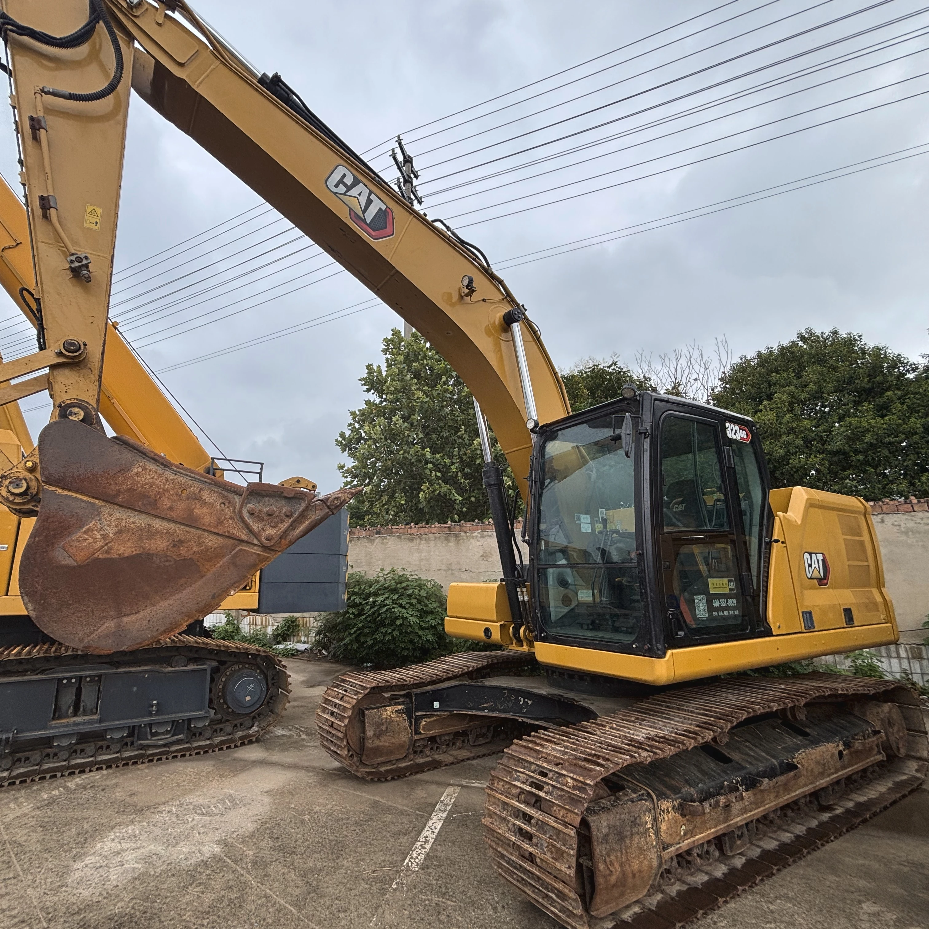 Лидер продаж, гидравлический экскаватор CAT 323 GC мощностью 23 тонны с ковшом 1,3 м³, Высокоэффективная Землеройная техника с сертификатом CE