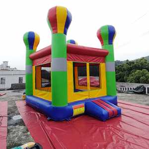 Château gonflable commercial pour enfants, château gonflable coloré en forme de montgolfière, structure gonflable en PVC pour sauter - Product Image 1