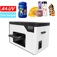Impresora UV Plana DTF Automática de Tamaño A4, 2880x1440dpi, con 1 Año de Garantía, para Tazas, Bolígrafos, Tarjetas de Identificación, PVC, Vidrio, Cuero, Metal