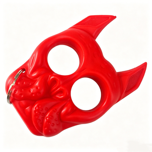 Llavero de <span class=keywords><strong>Defensa</strong></span> Personal de Alta Calidad con Diseño de Bulldog Francés, Protector de Seguridad Personal para Mujeres, Emergencias al Aire Libre - Product Image 4