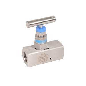 Hands Stainless Steel <b>Needle</b> <b>Valve</b> 1/2NPT High Pressure For Chemical Media Straight Through Type - Product Image 1
