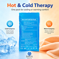 Compresse froide réutilisable en gel PVC souple pour soulager les blessures sportives, réduire les gonflements et contrôler l'inflammation