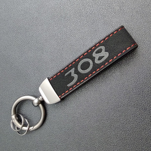 <span class=keywords><strong>Porte</strong></span>-clés en cuir suédé avec logo de voiture pour BMW M Sport Audi S Line Mercedes AMG VW <span class=keywords><strong>GTI</strong></span> Toyota Nissan Peugeot Hyundai Honda Accessoires - Product Image 2