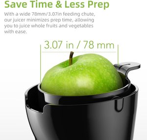 Exprimidor de boca ancha de prensado en frío para frutas y verduras, de masticación lenta, venta al por mayor de fábrica - Product Image 5