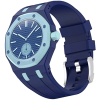 Convient aux montres de poche co-marquées Royal Pop avec boîtier et bracelet en caoutchouc A-P Royal Oakk et bracelet en silicone intégré.