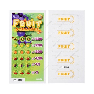การปรับแต่งลอกออกตั๋วลอตเตอรีหวยทันทีดึงแท็บลอตเตอรีกับห้าหน้าต่าง - Product Image 6