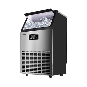 Máquina de Hielo Eléctrica Cuadrada de Acero Inoxidable 304 de Grado Alimenticio, Higiénica, para Uso Doméstico y Hotelero - Product Image 2