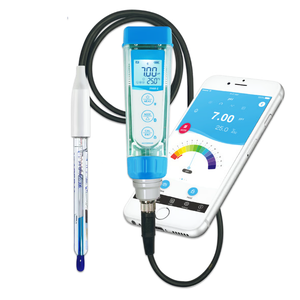 เครื่องวัดค่า pH อัจฉริยะ XZ LAB PH60Z-VS สำหรับของเหลวข้นหนืด เครื่องสำอาง น้ำผึ้ง พร้อมอิเล็กโทรด LabSen 855 - Product Image 3