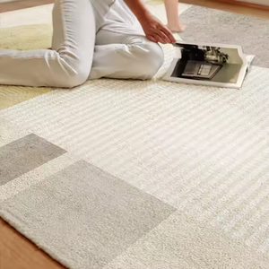Texture géométrique <span class=keywords><strong>Tapis</strong></span> <span class=keywords><strong>à</strong></span> anneaux chaud et confortable pour la peau <span class=keywords><strong>Tapis</strong></span> résistant <span class=keywords><strong>à</strong></span> l'usure et durable - Product Image 4