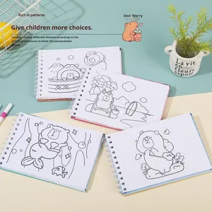 Libro para Colorear con Temática <span class=keywords><strong>de</strong></span> Capibara para Niños <span class=keywords><strong>de</strong></span> Jardín <span class=keywords><strong>de</strong></span> Infancia y <span class=keywords><strong>Primaria</strong></span> con Encuadernación en Espiral y Cubierta <span class=keywords><strong>de</strong></span> Papel - Product Image 3