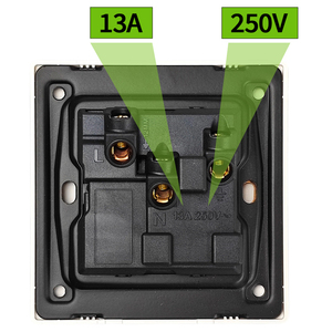 مفاتيح الحائط والشركة المصنعة الأكثر مبيعًا في المملكة المتحدة القياسية البريطانية مع نيون للكهربي والمفاتيح - Product Image 6