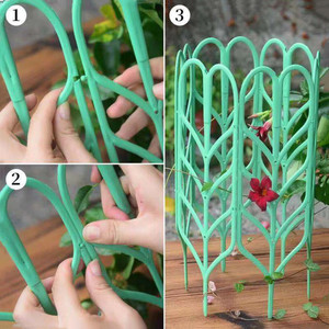 Treillis pour plantes grimpantes Treillis pour plantes vertes en <span class=keywords><strong>pot</strong></span> Support pour plantes empilable Support pour pots de fleurs DIY - Product Image 3