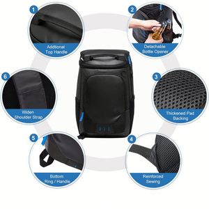 Sac à dos isotherme étanche pour camping, randonnée, pêche, pique-nique, livraison de repas, vin, bière, et autres aliments – Vente en gros - Product Image 3