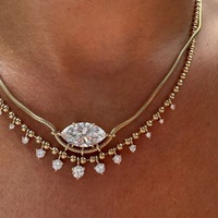 Collier Pendentif Vintage Européen-Américain en Cuivre avec Chaîne Bambou et Zircon, Motif Étoile Explosive et Serpent en Y, Style Robuste