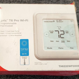 Termostato Inteligente WiFi Programable OEM/ODM Compatible con TH6220WF2006 T6 Pro - <span class=keywords><strong>OBN</strong></span>, F2 Fácil Instalación - Product Image 1