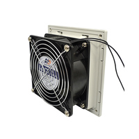 Kit ventilateur avec filet de protection à persiennes Ventilateurs industriels 120x120x38mm 12cm 12038 ventilateur axial 220v