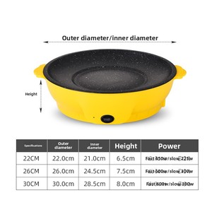 Grill électrique multifonctionnel directement de l'usine, grill de <span class=keywords><strong>barbecue</strong></span> d'intérieur antiadhésif pour la maison, les plats à emporter et les supermarchés - Product Image 5