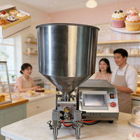 Machine de remplissage semi-automatique ZD200-F à double mode haute efficacité, puissance 1000W, pour le remplissage de pralines, biscuits moelleux et chocolat