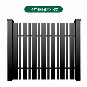Clôture de jardin et de piscine en aluminium à lames verticales modernes, disponible en OEM, facile à installer soi-même, 1,80 m, pour usage résidentiel - Product Image 3