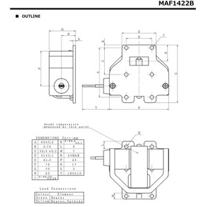 Magnétron X-band 6 kW MAF1422B de marque originale, origine authentique - Product Image 2