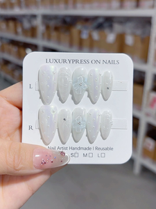 SHUANGYU <span class=keywords><strong>Uñas</strong></span> Postizas Acrílicas Hechas a Mano con Diseño de Leopardo <span class=keywords><strong>Naranja</strong></span>, Flores Rosas 3D <span class=keywords><strong>y</strong></span> Alambre Dorado con Pedrería, Venta al Por Mayor - Product Image 4