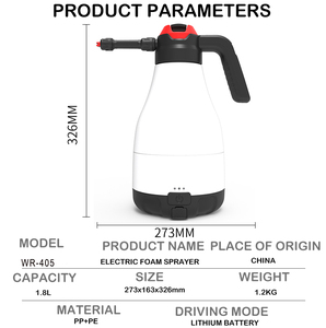 Pump Spray Foamer-Lavado y detalle <span class=keywords><strong>de</strong></span> autos profesional, espuma seca/húmeda, válvula <span class=keywords><strong>de</strong></span> seguridad <span class=keywords><strong>de</strong></span> liberación <span class=keywords><strong>de</strong></span> presión, mangueras <span class=keywords><strong>de</strong></span> PVC (1,8 litros) - Product Image 6