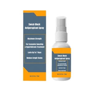 Novo spray antitranspirante perfume do corpo, forte desodorante, nebulização, bloco de suor, força máxima para a hiperhidrose de suor excesso