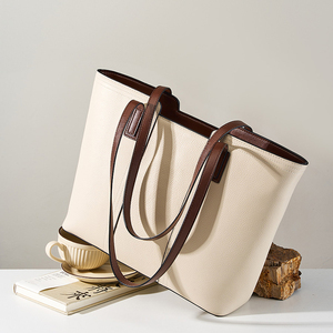 2025 nouveau Style personnalisé dames bracelet <span class=keywords><strong>sac</strong></span> fourre-tout <span class=keywords><strong>en</strong></span> <span class=keywords><strong>cuir</strong></span> <span class=keywords><strong>noir</strong></span> épaule <span class=keywords><strong>sac</strong></span> <span class=keywords><strong>à</strong></span> <span class=keywords><strong>main</strong></span> pour les femmes fermeture Durable - Product Image 5