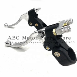 合金7/8英寸右双双迷你左手柄制动杆，适用于47cc <span class=keywords><strong>49cc</strong></span>袖珍越野车气体踏板车全地形车四轮迷你摩托 - Product Image 4