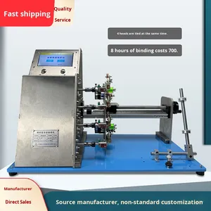 Máquina Bobinadora de Cuatro Ejes Totalmente Automática para el Proceso de Bobinado de Anzuelos sin Nudos y sin Hilos, Certificación CE - Product Image 6