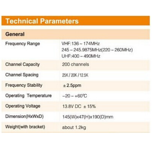हैम रेडियो एम्पलीफायर Thr-9000 मोबाइल वीएचएफ/यूएचएफ रिवेटर कॉम्पैक्ट और हल्के <span class=keywords><strong>HF</strong></span> एम्पलीफायर हैम रेडियो - Product Image 5