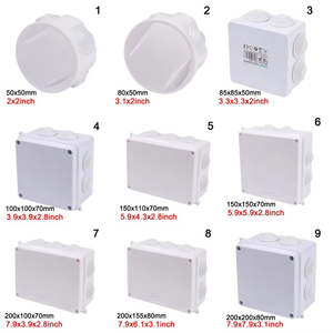 Boîtier <span class=keywords><strong>de</strong></span> jonction étanche IP65, boîte <span class=keywords><strong>de</strong></span> dérivation <span class=keywords><strong>de</strong></span> câbles, séparateur <span class=keywords><strong>de</strong></span> fils électriques <span class=keywords><strong>avec</strong></span> bouchon en caoutchouc pour projets <span class=keywords><strong>de</strong></span> bricolage en extérieur - Product Image 6