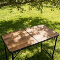 Table pliante en aluminium de style moderne 2026 pour barbecue en plein air, pique-nique, camping, meubles portables avec sac de rangement, chaises de salle