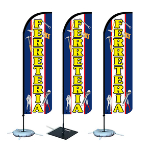 Bandiera della spiaggia di promozione all'aperto con Logo personalizzato di piume colorate all'ingrosso per uso del negozio di ferramenta - Product Image 1