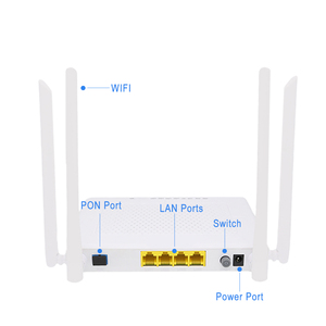 Wolck băng tần kép 2.4G + 5.8G wifi5 AC1200 onu vsol cdata chế độ kép 2ge 4ge Wifi xpon onu - Product Image 3