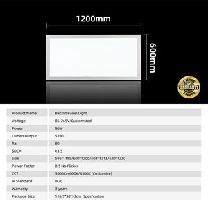 Đèn Trần <span class=keywords><strong>Led</strong></span> Bảng Vuông Điều Khiển Từ Xa Bộ Khuếch Tán 600X600 Rgb <span class=keywords><strong>2X4</strong></span> Đèn <span class=keywords><strong>Led</strong></span> Âm Trần 300*1200 - Product Image 4