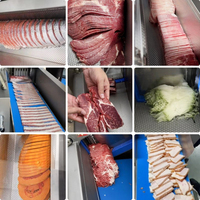 Machine à découper les os et la viande congelée en acier inoxydable pour boucherie, idéale pour les côtes de porc