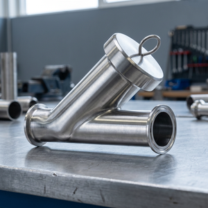 Filtre en Y SS 316L forgé et poli, connexion par soudage haute pression, pour alimentation en eau - Product Image 4