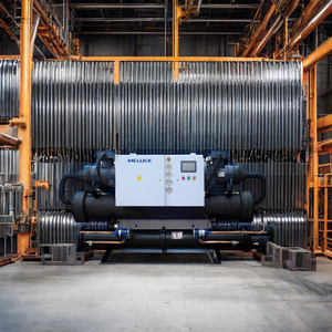 40ton 산업용 자동 수냉식 냉각기 공냉식 냉장고 레스토랑 380V 압축기 수냉기 - Product Image 3