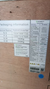 Growatt 30kw 50kw ไฮบริด WIT 50K-XHU 36kw 40kw ระบบกักเก็บพลังงานเชิงพาณิชย์ 3 เฟส 230/400V พลังงานแสงอาทิตย์ - Product Image 4