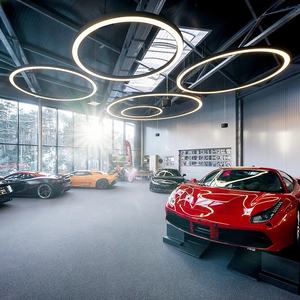 Grand Lustre Moderne de Plafond Cercle Linéaire LED Anneau <span class=keywords><strong>Suspension</strong></span> <span class=keywords><strong>Scandinave</strong></span> Industriel Ferme Minimaliste Facile <span class=keywords><strong>Suspension</strong></span> - Product Image 1