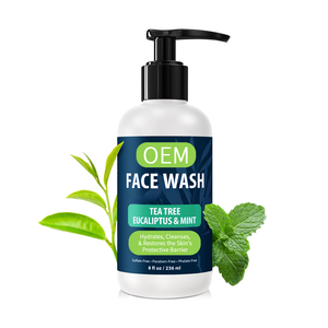 Nettoyant <span class=keywords><strong>visage</strong></span> doux OEM pour hommes et femmes, nettoyant facial hydratant pour l'<span class=keywords><strong>eczéma</strong></span>, le psoriasis et les peaux sensibles - Product Image 1