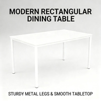 Table de salle à manger extérieure en aluminium durable, légère et moderne de luxe pour hôtel et cour