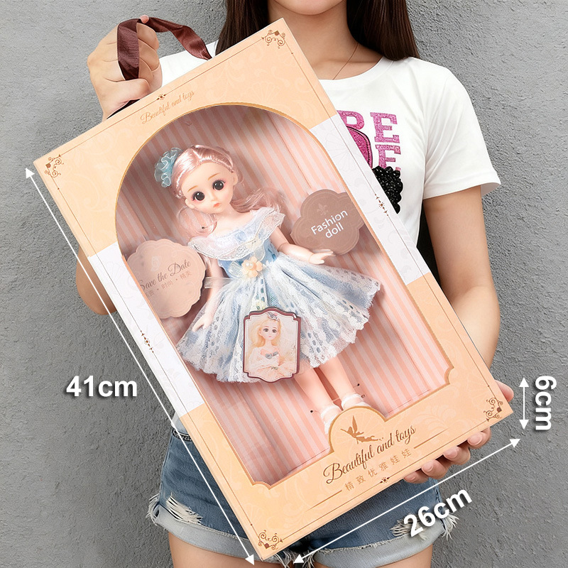 Caja portátil de 41 cm - Azul - Muñeca de 30 cm