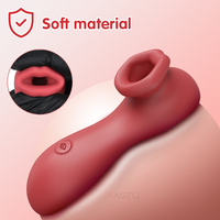 ALWUP Spezieller Mundförmiger Saugvibrator Vagina Nippel Klitoris Saugstimulation Leistungsstarkes Saug- und Blas-Sexspielzeug für Frauen