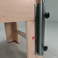 Table de Pilates Trapeze (Cadillac) de qualité supérieure, structure en bois d'érable avec trapèze en acier inoxydable, structure classique, table de trapèze complète